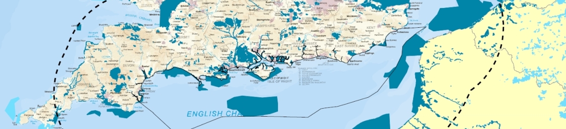 English Channel map