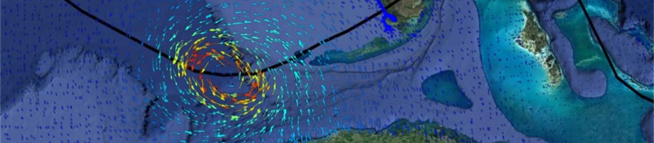 Hurricane Katrina Golf of Mexico path