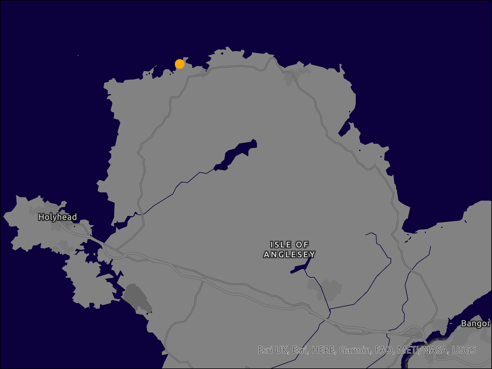 wylfa nuclear power station uk-map