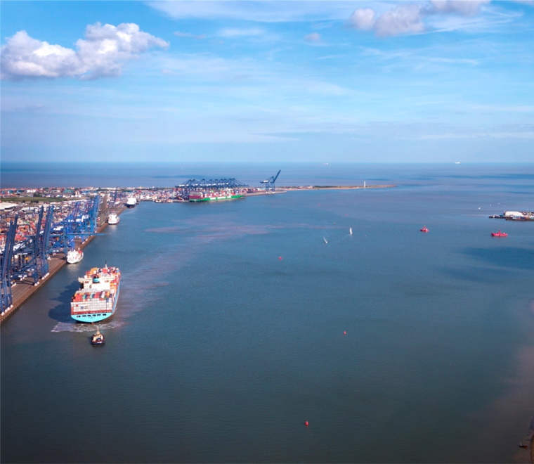 Harwich Haven aerial