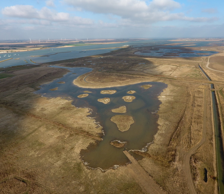 Wallasea aerial RSPB