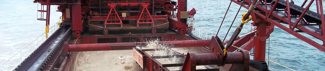 Marine aggregate dredging support