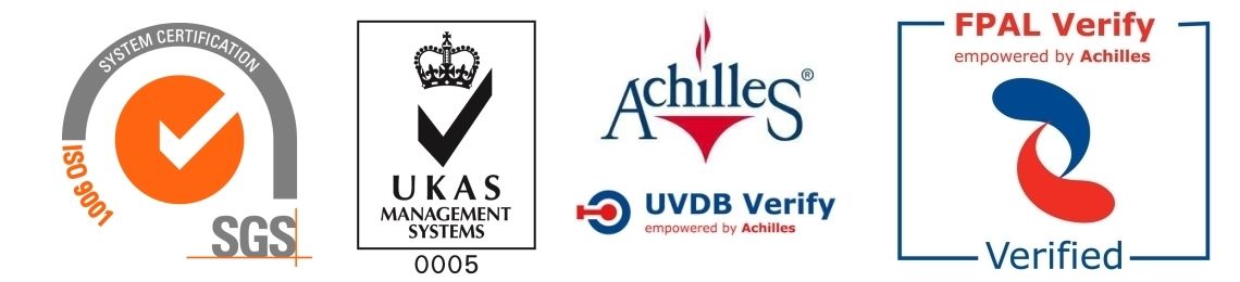 ISO 9001 UKAS Achilles UVDB FPAL